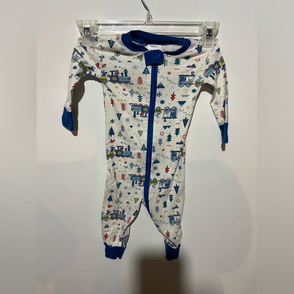 Hanna Andersson - Size 70 (6-12 mon) - Sleeper - Winter Train